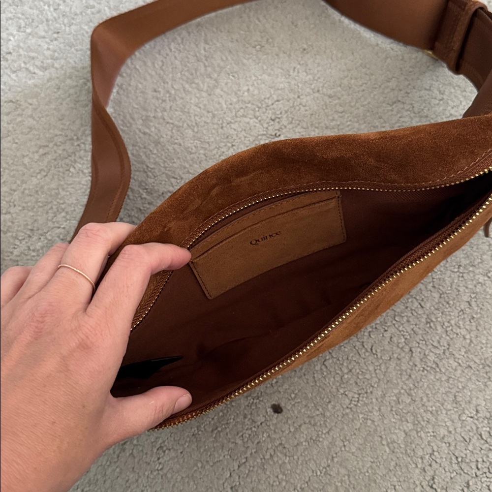 Quince Italian Suede Sling Bag - Picture 12 of 13
